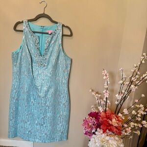Lilly Pulitzer Airy Shift Dress Size 14
